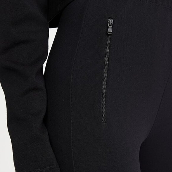 Wardrobe.NYC Front Zip Leggings, Black, Medium - Picture 9 of 10